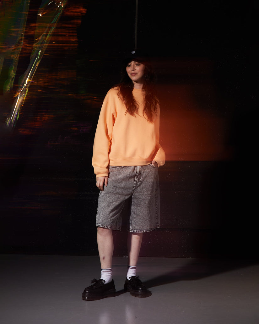 Volcom - Stone Heart Up Crew | Pale Peach