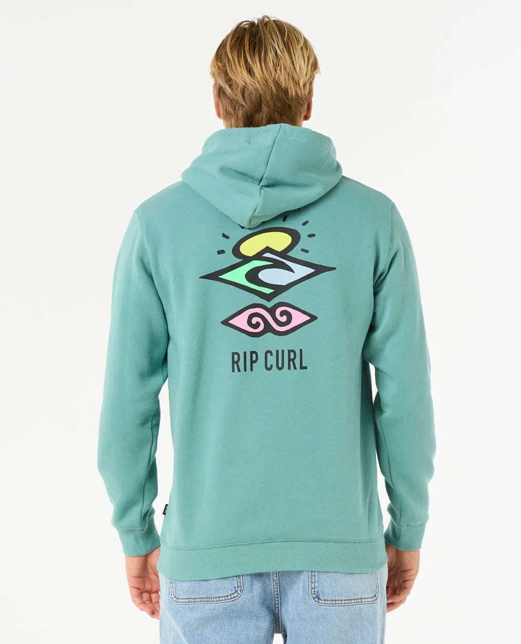 Rip Curl Search Icon Hood | Blue Lagoon