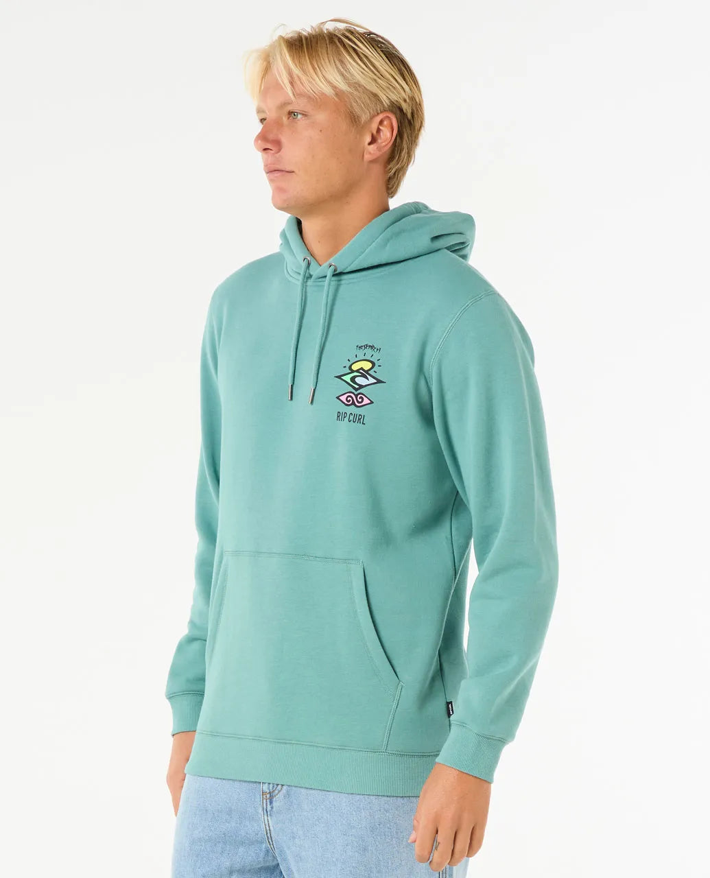 Rip Curl Search Icon Hood | Blue Lagoon
