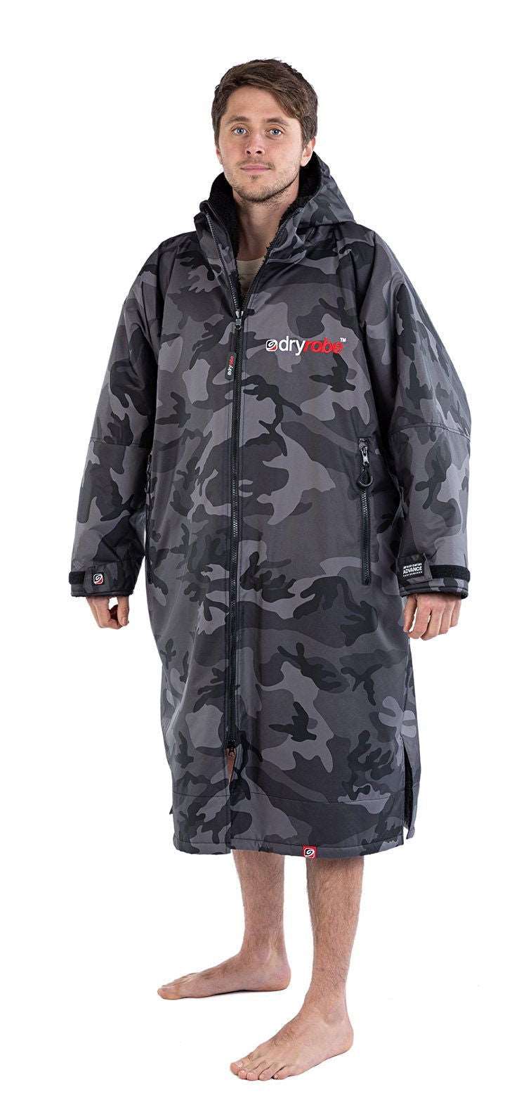 Dryrobe Advance - Black/Camo | Long Sleeve -  - Married to the Sea Surf Shop -