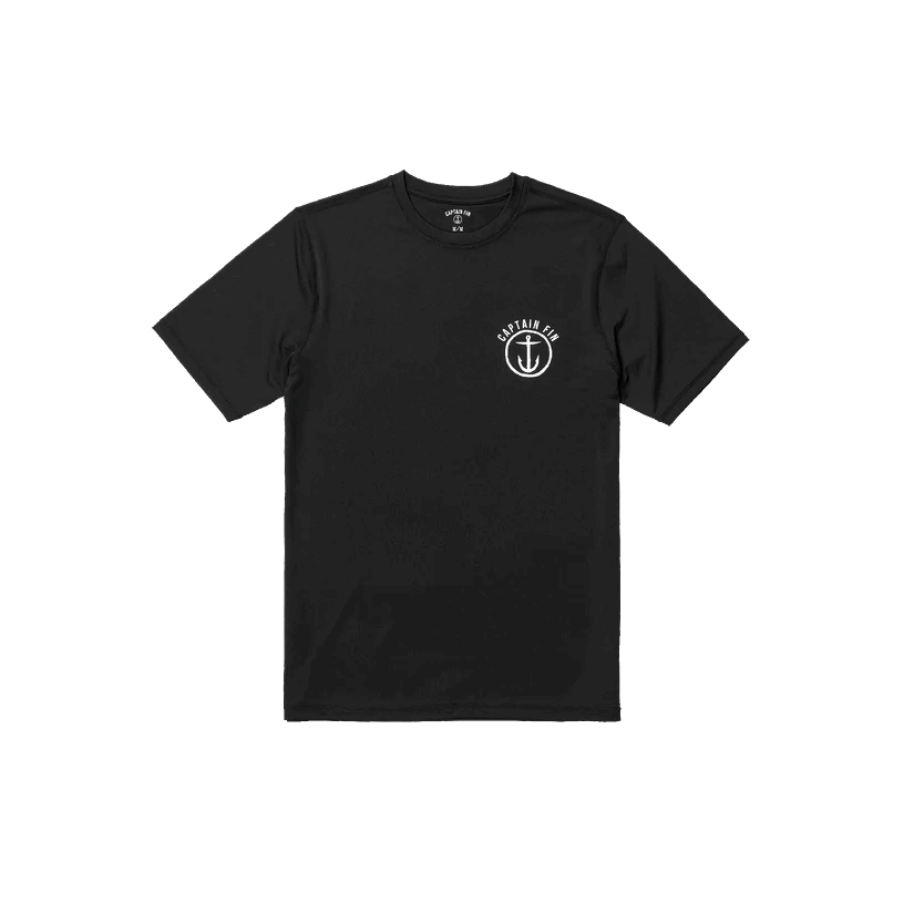 Captain Fin - Son Brilla Rash Vest Short Sleeve | Black - - Married to the Sea Surf Shop -