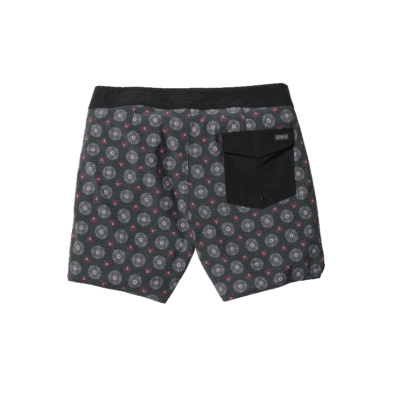 Captain Fin - Voyager Paisley Shorts | Black - - Married to the Sea Surf Shop -