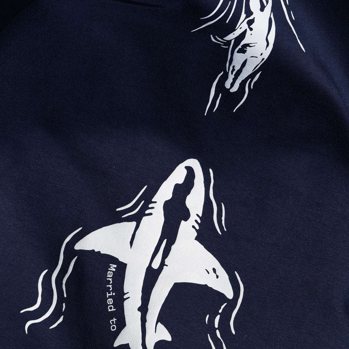 Chase Unisex Oversize Hood - Navy | Married to the Sea