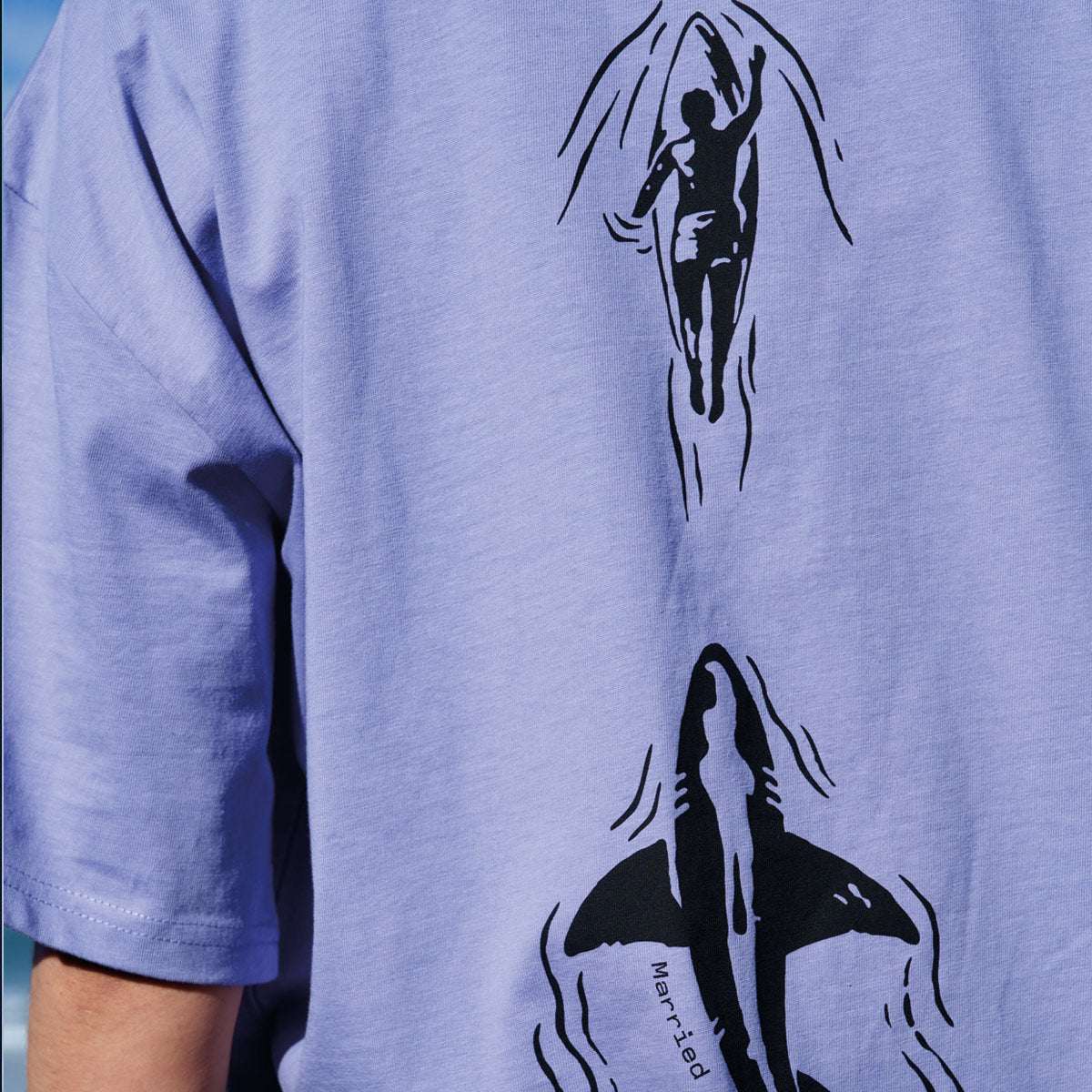 Chase Unisex T-Shirt - Violet | Married to the Sea