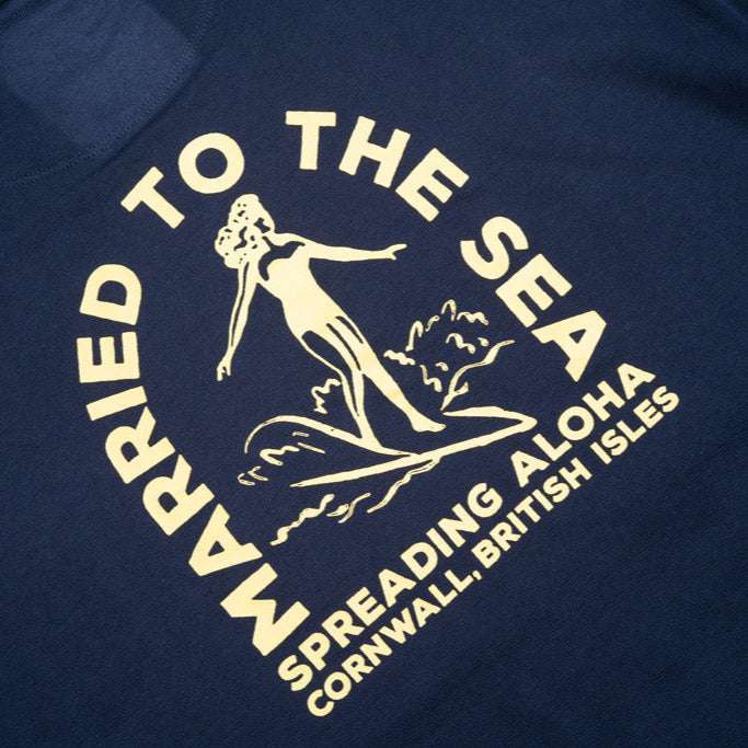 Surfer Girl Zip Hood | French Navy