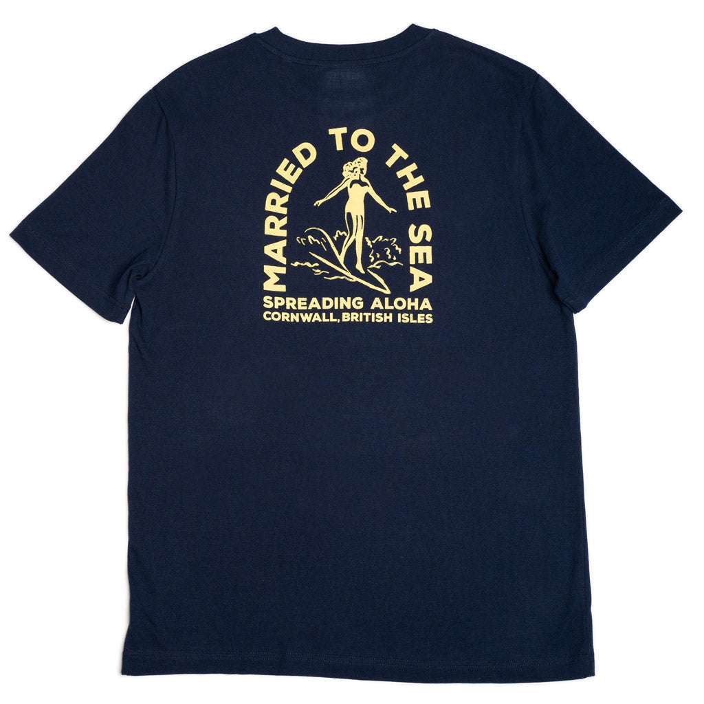 Surfer Girl T-Shirt | French Navy