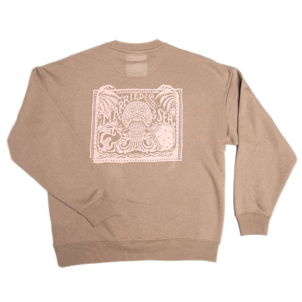 Monster Oversized Sweatshirt | Driftwood
