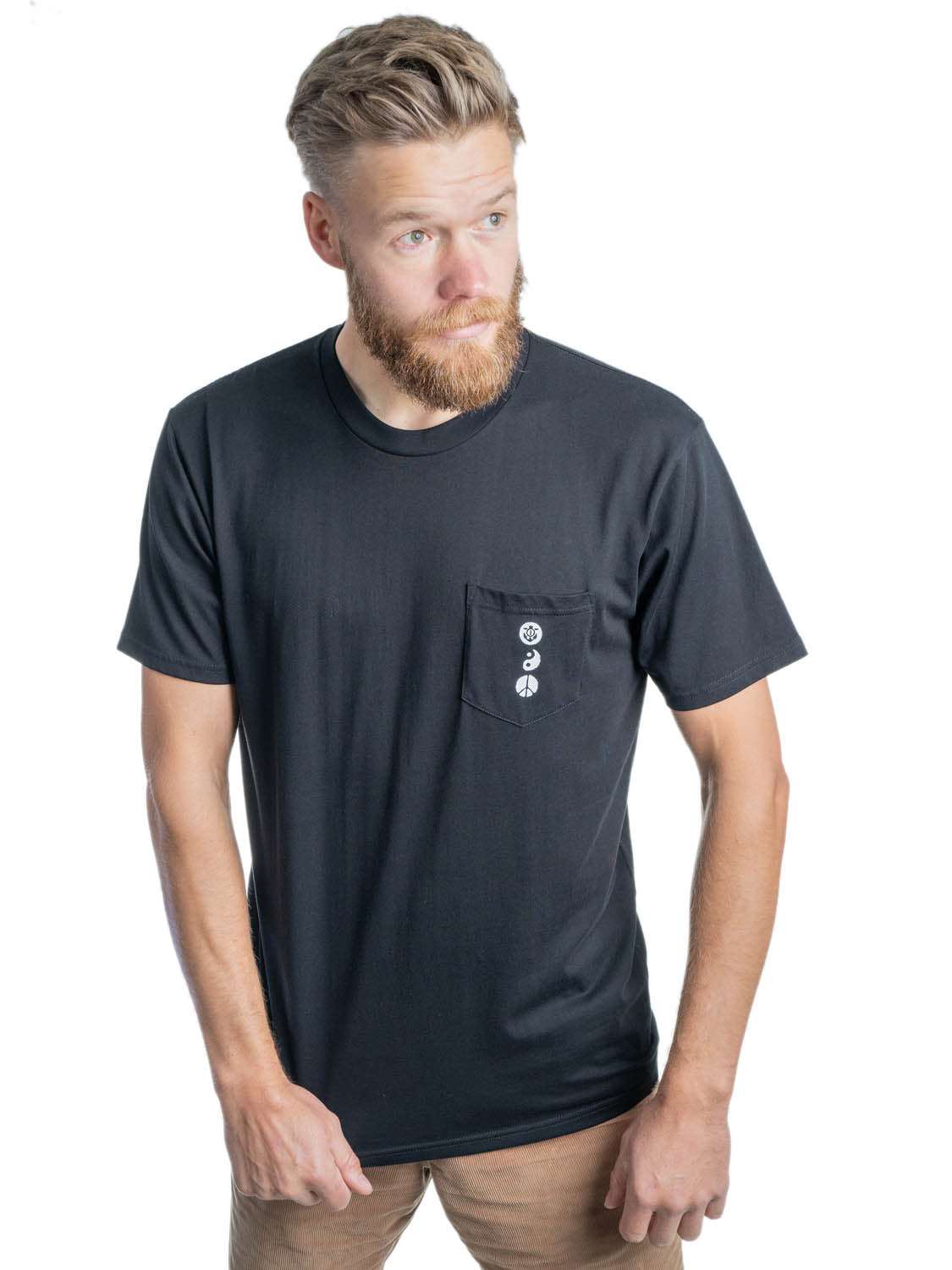 Karma Skull Pocket Tee | Black