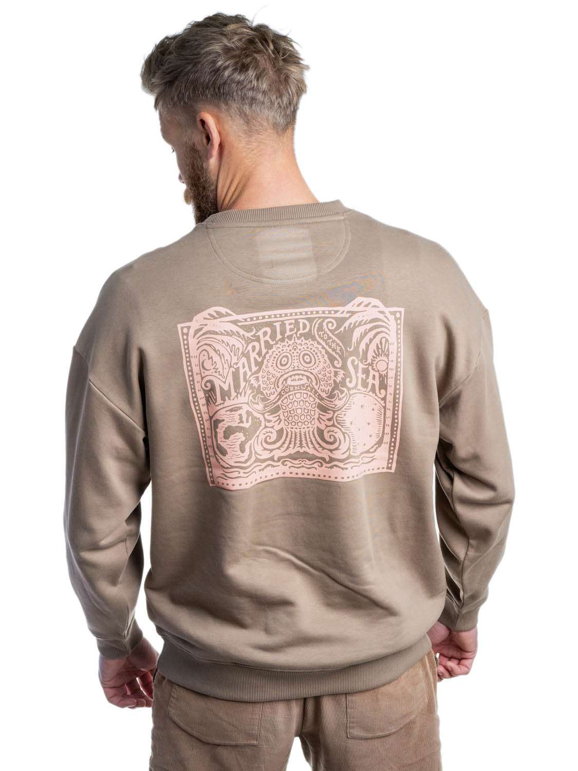 Monster Oversized Sweatshirt | Driftwood