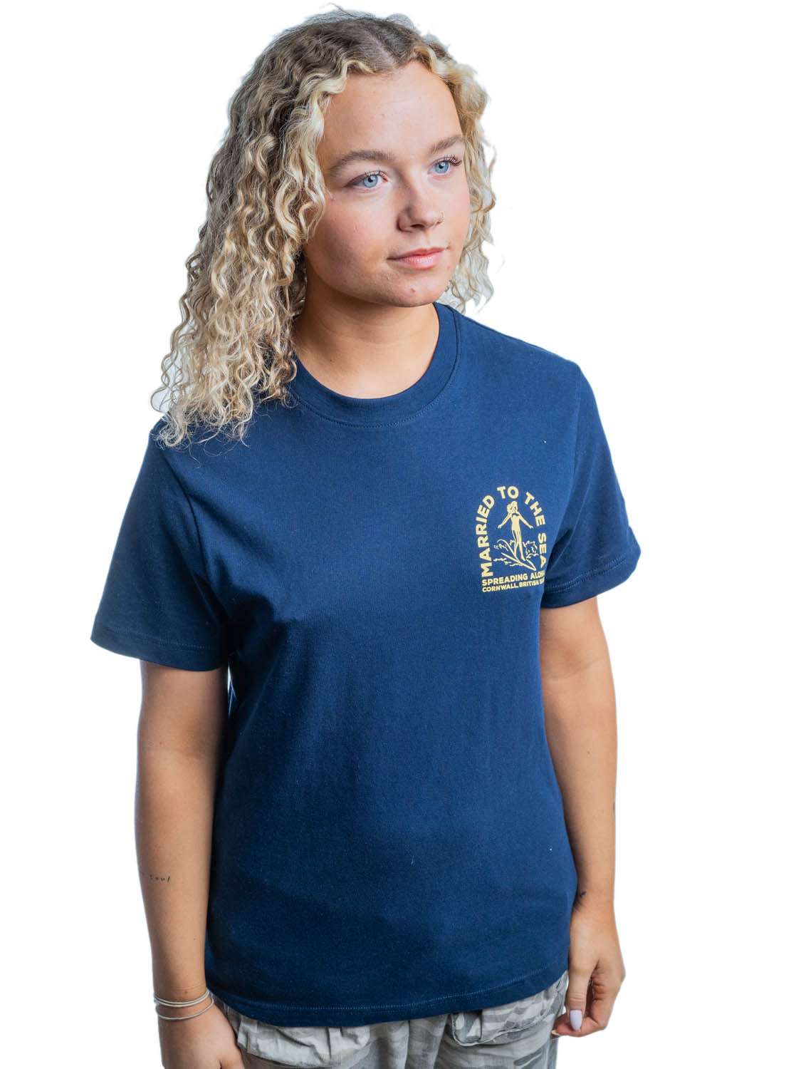 Surfer Girl T-Shirt | French Navy