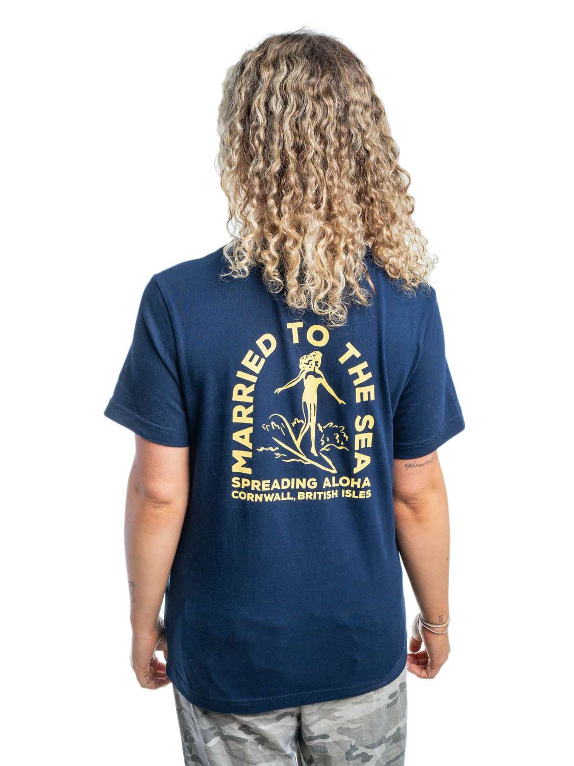 Surfer Girl T-Shirt | French Navy