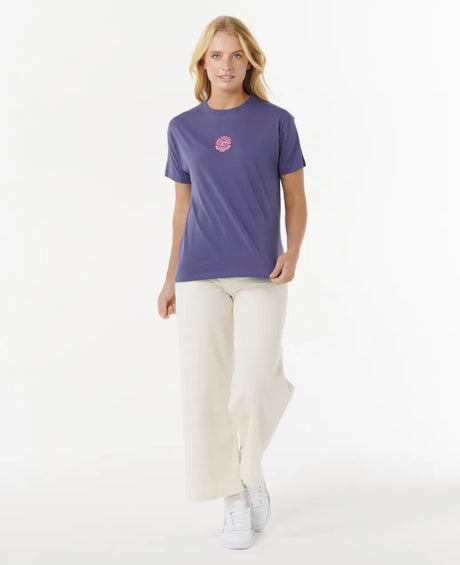 Rip Curl - Icons of Surf Relaxed Tee| Moonlight Blue