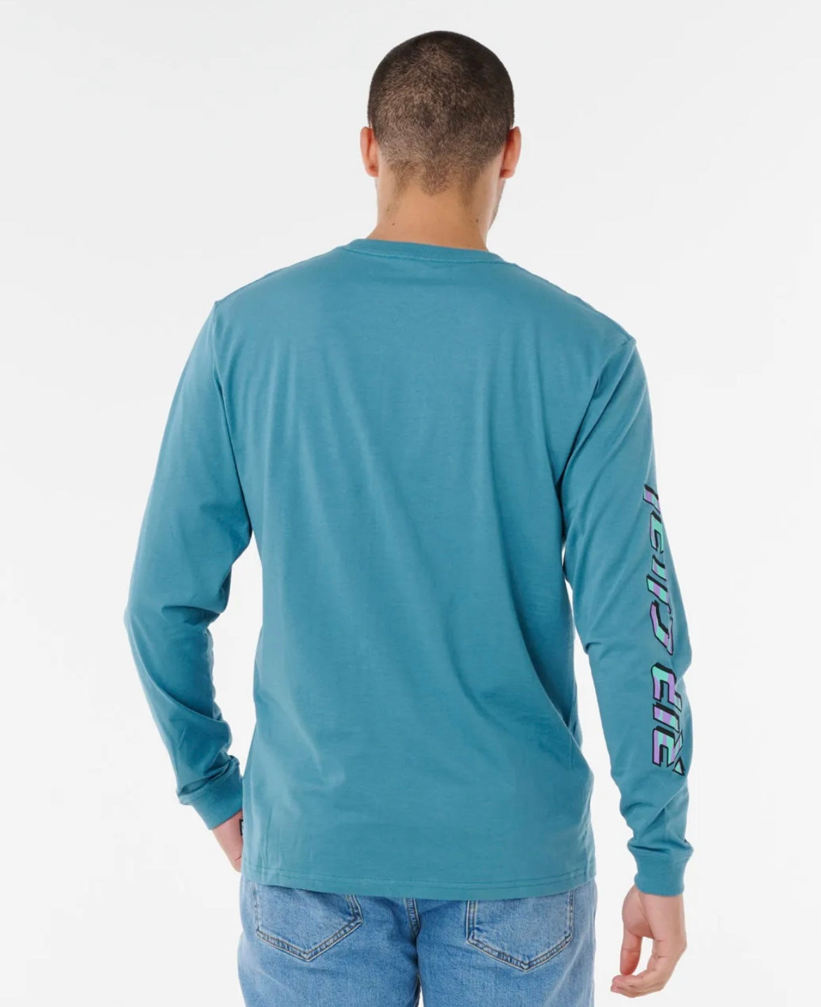 Rip Curl - Fade Out Icons Tee | Storm Blue
