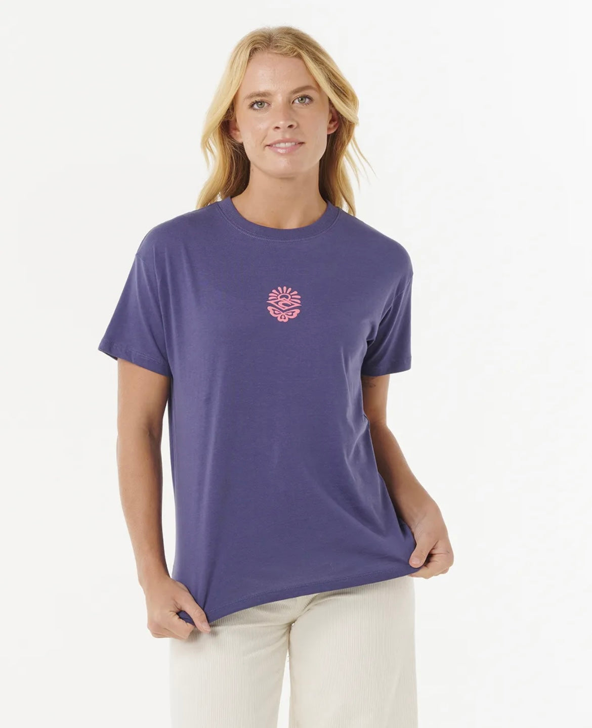Rip Curl - Icons of Surf Relaxed Tee| Moonlight Blue