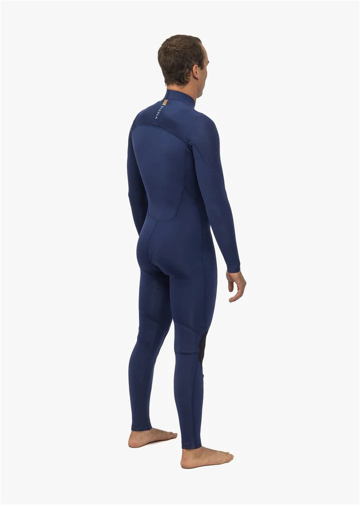 Vissla - 7 Seas 4/3 Chest Zip Full Suit Wetsuit | Naval