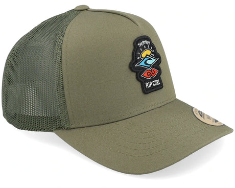 Rip Curl - Kids Search Icon Trucker Hat | Olive