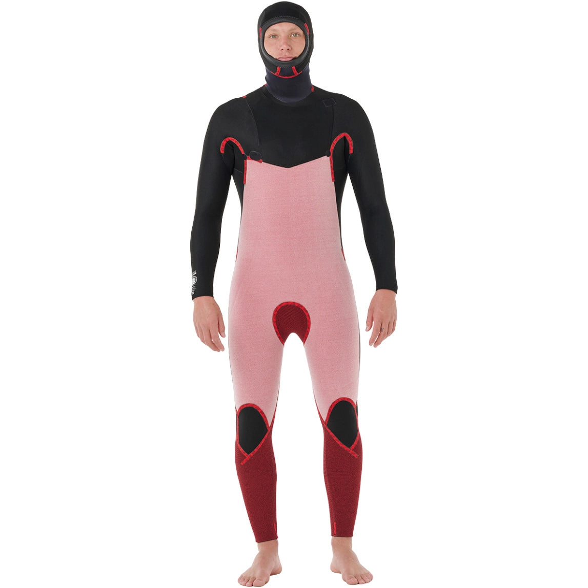 Rip Curl - Dawn Patrol 5/4 Chest Zip Hooded Wetsuit | Black