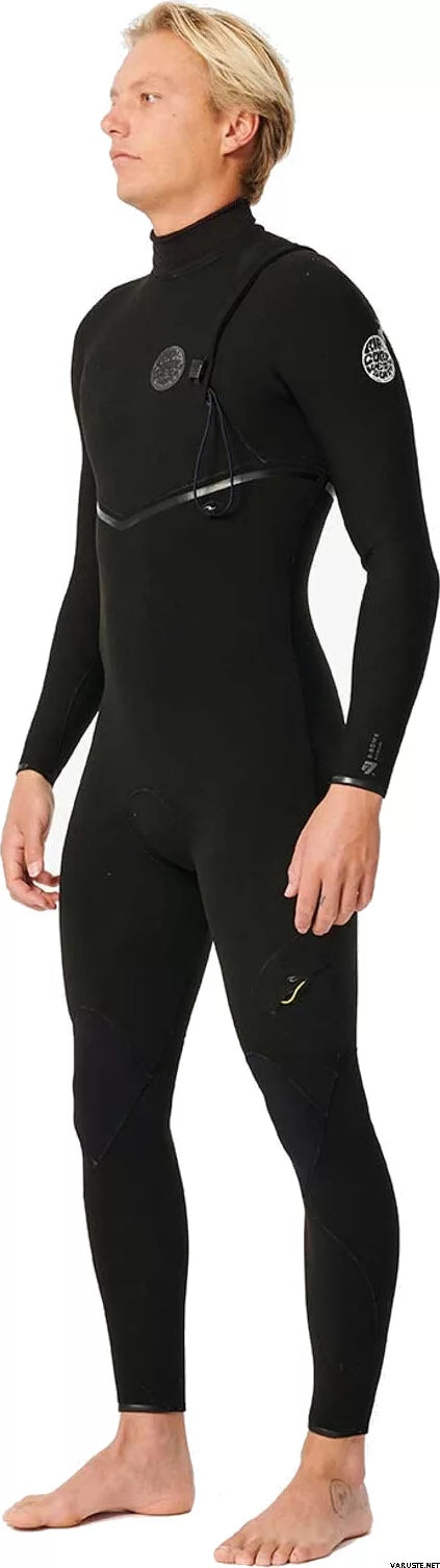 Rip Curl E Bomb 3/2 Zip Free Wetsuit - Black