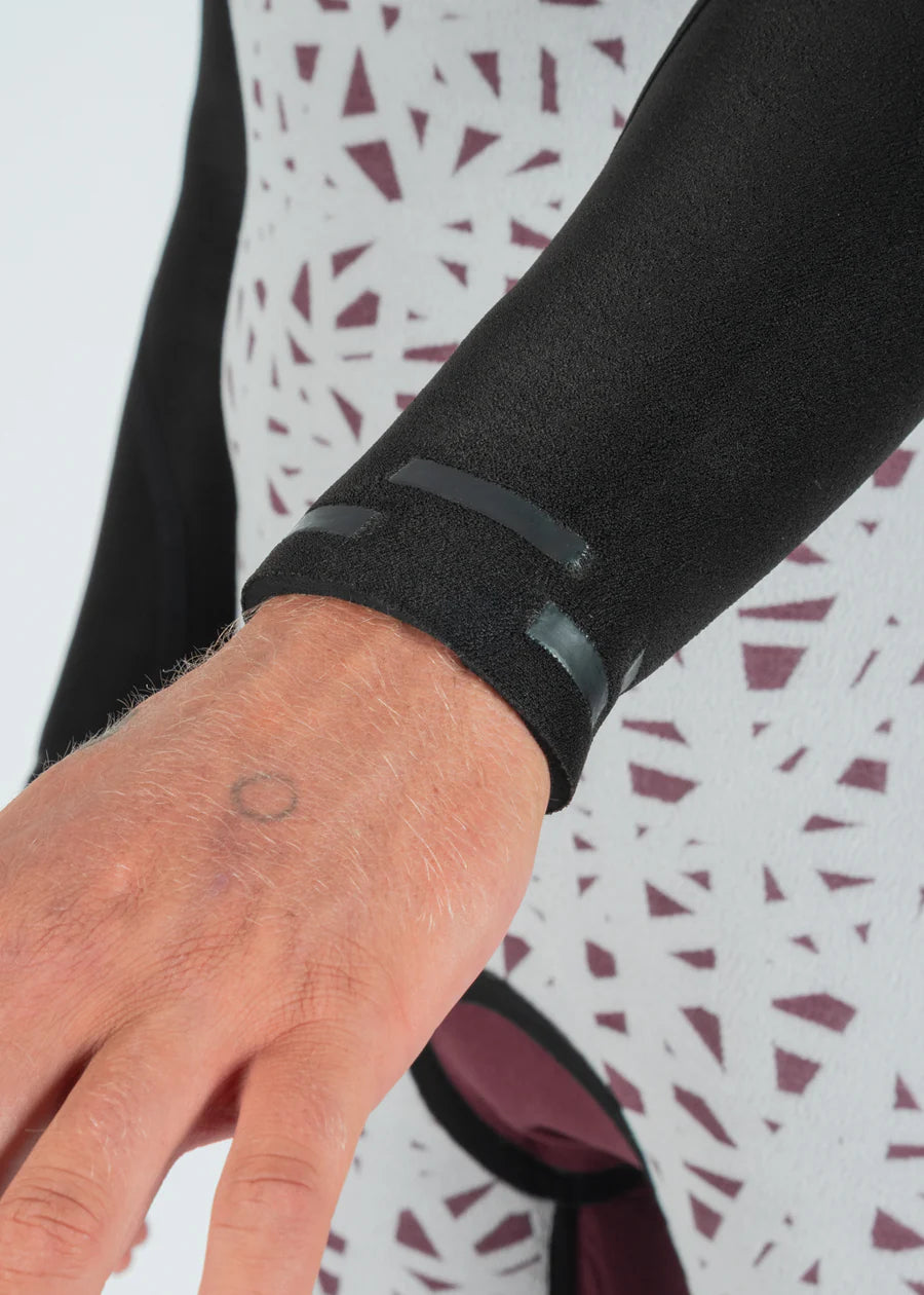 Vissla - 7 Seas 5/4/3 Hooded Chest Zip Wetsuit | Black