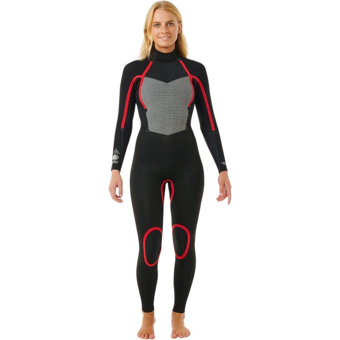 Rip Curl - 2025 Womens Omega 4/3 Back Zip Wetsuit | Khaki