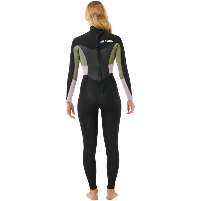 Rip Curl - 2025 Womens Omega 4/3 Back Zip Wetsuit | Khaki