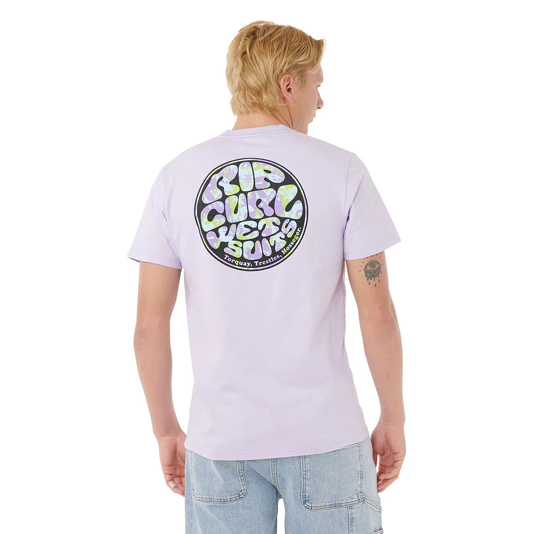 Rip Curl - Wettie Passage Icons Tee | Iced Lavender