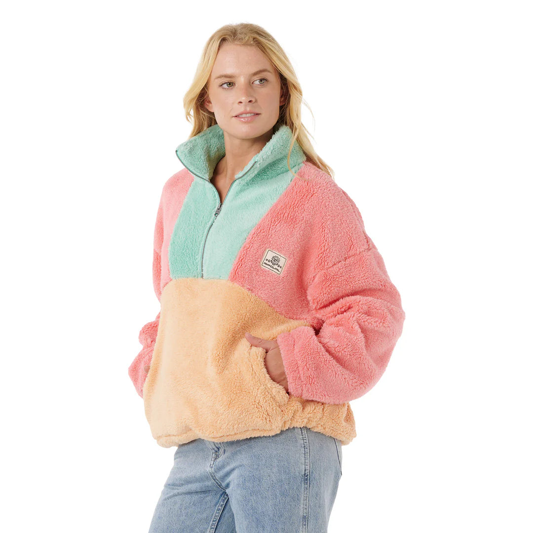 Rip Curl - Block Party Polar Fleece | Pink
