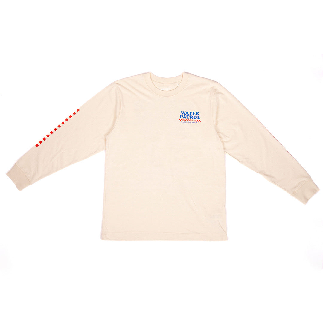 Water Patrol Unisex Heavyweight L/S T-Shirt - Natural Raw | Married to the Sea