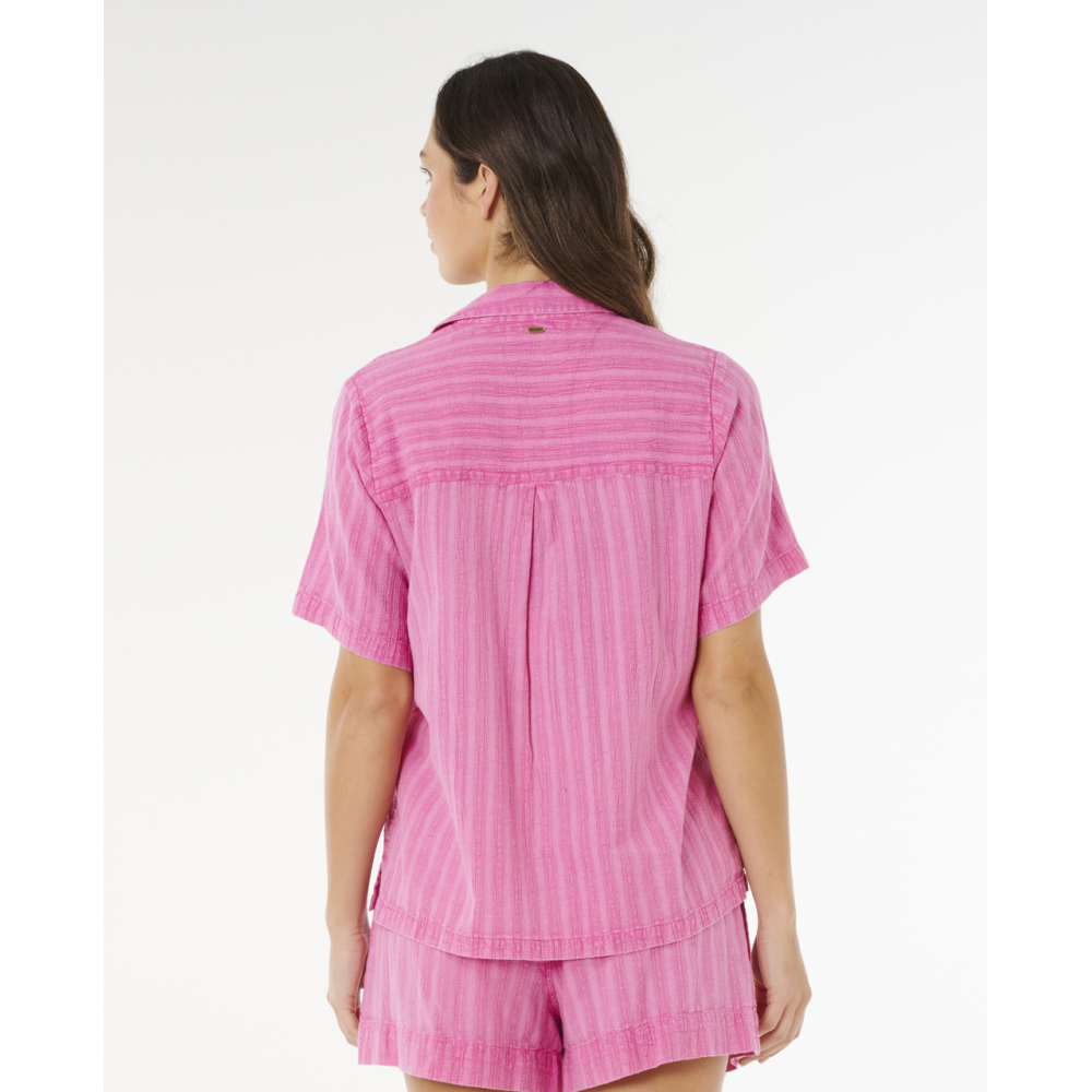 Rip Curl - Hotel Malibu Embroid Shirt | Super Pink