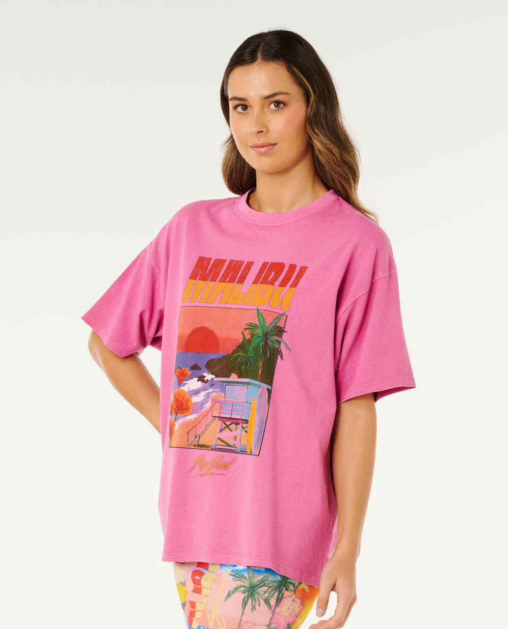 Rip Curl - Hayley Heritage Tee | Super Pink