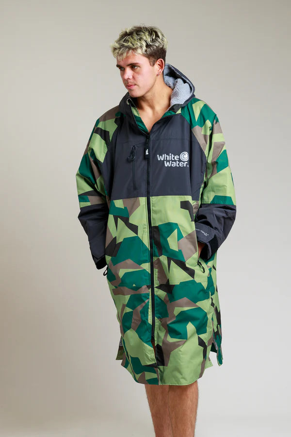 White Water Change Robe | Green Camo