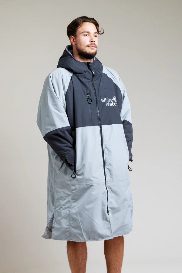 White Water Change Robe | Steel Grey | Hard Shell Robe