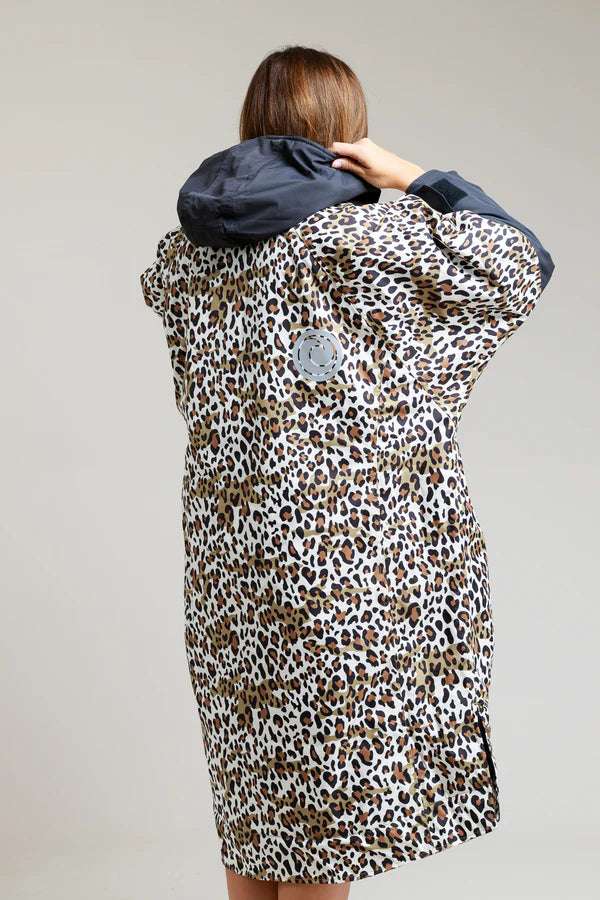 White Water Change Robe | Leopard Print | Hard Shell Robe