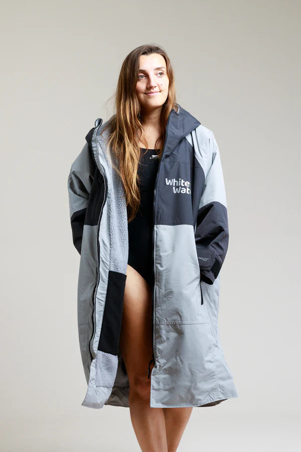 White Water Change Robe | Steel Grey | Hard Shell Robe