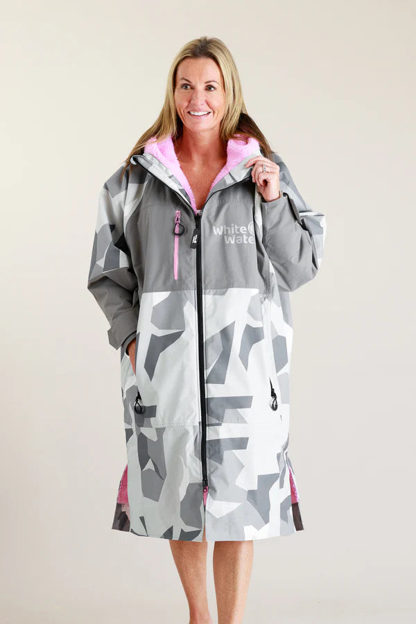 White Water Change Robe | Artic Camo Pink