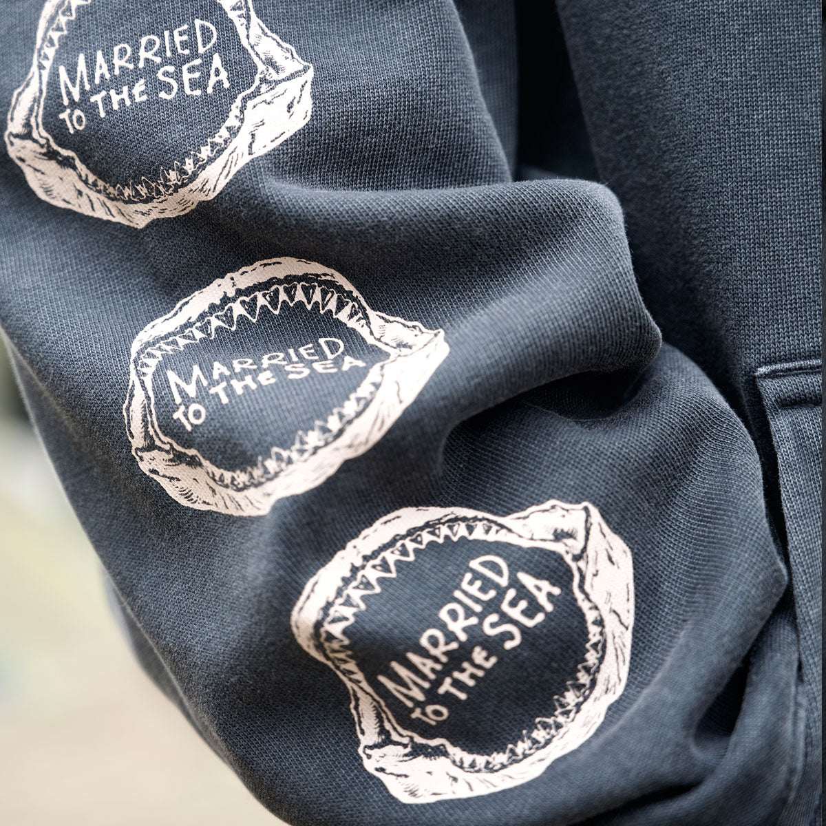 Jaw Unisex Vintage Hood - Black | Married to the Sea