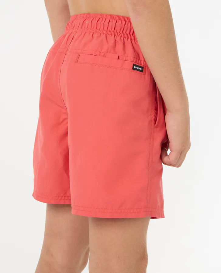 Rip Curl Offset Volley - Boy | Washed Red