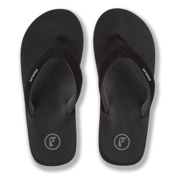 LIXI - WOMENS FLIP FLOPS - BLACK - Foamlife - Married to the Sea Surf Shop