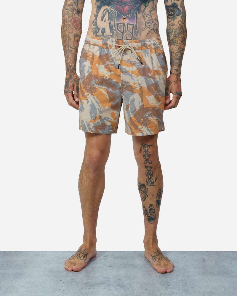 Lost - Prism Boardshort | Lizard Camo Orange - - Married to the Sea Surf Shop -