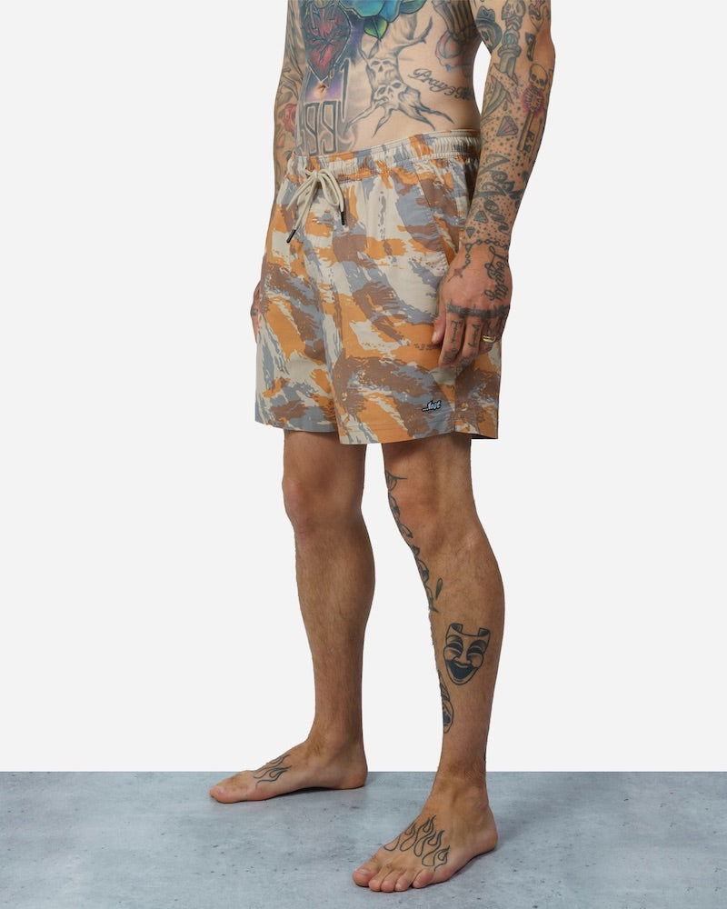 Lost - Prism Boardshort | Lizard Camo Orange - - Married to the Sea Surf Shop -
