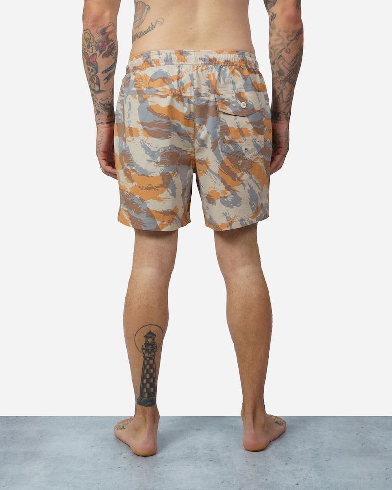 Lost - Prism Boardshort | Lizard Camo Orange - - Married to the Sea Surf Shop -