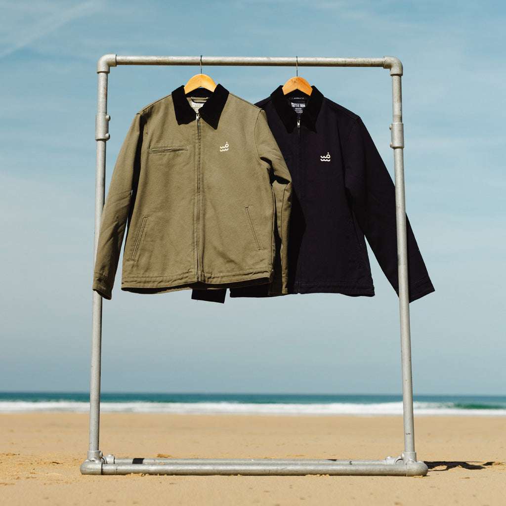 Setty Canvas Cord Collar Jacket | Army