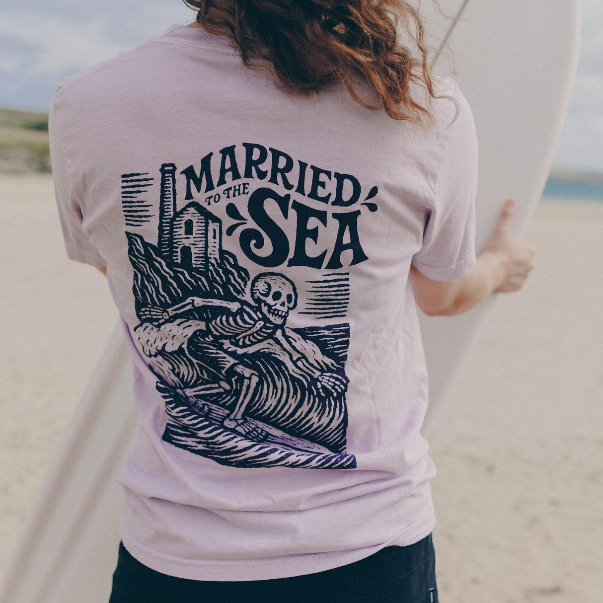 SkullySurf T-Shirt | Orchid