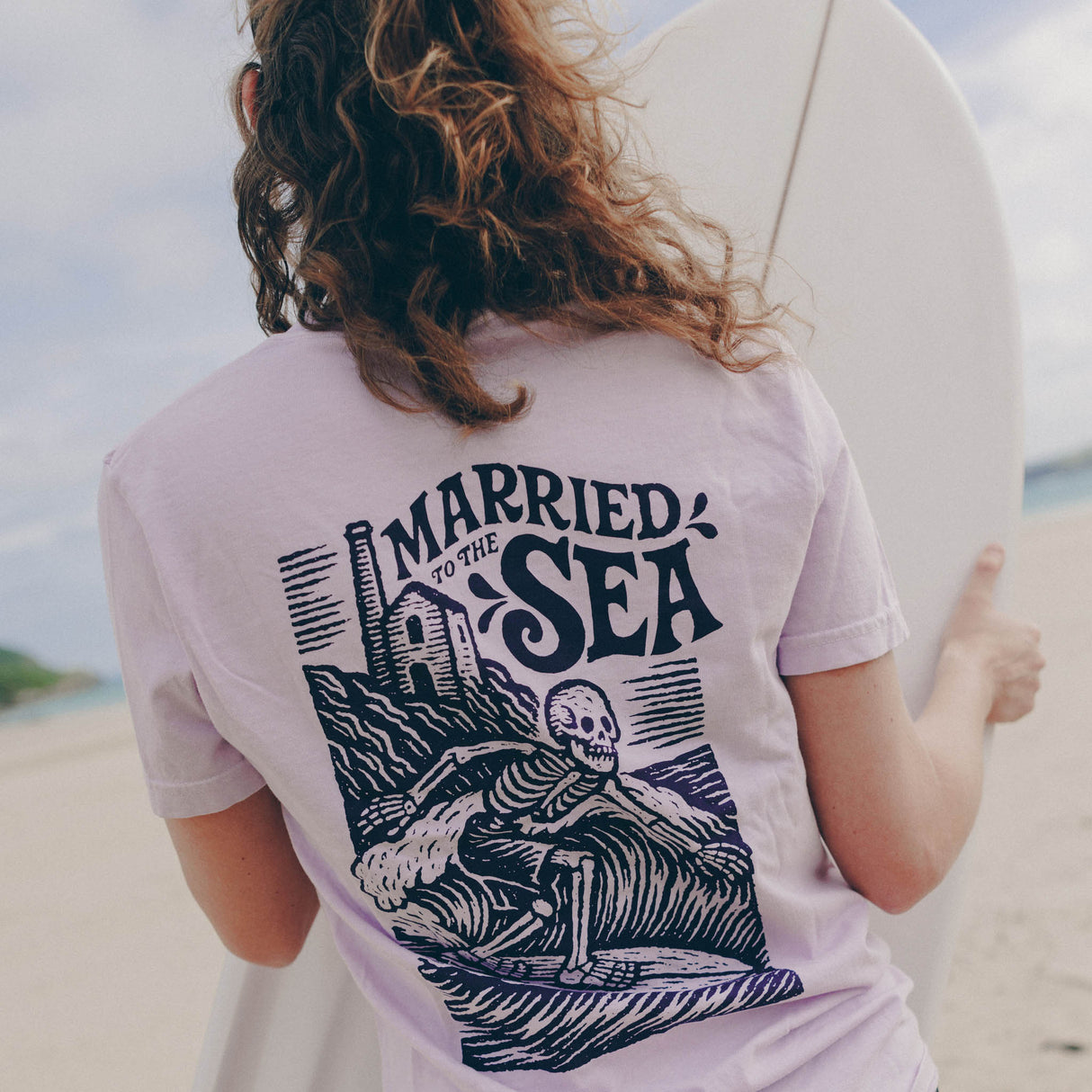 SkullySurf T-Shirt | Orchid