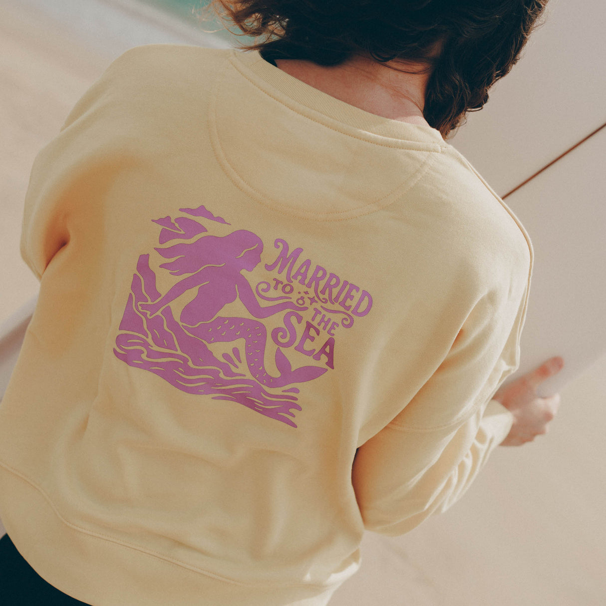 On The Rocks Womens Crew | Viva Yellow
