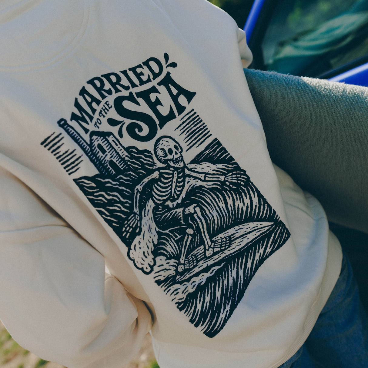 SkullySurf Hood | Ivory