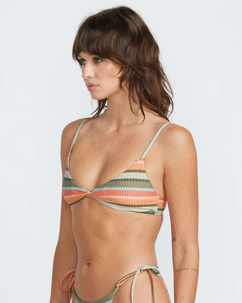 Volcom | Sol Song V Neck Bikini Top | Multi