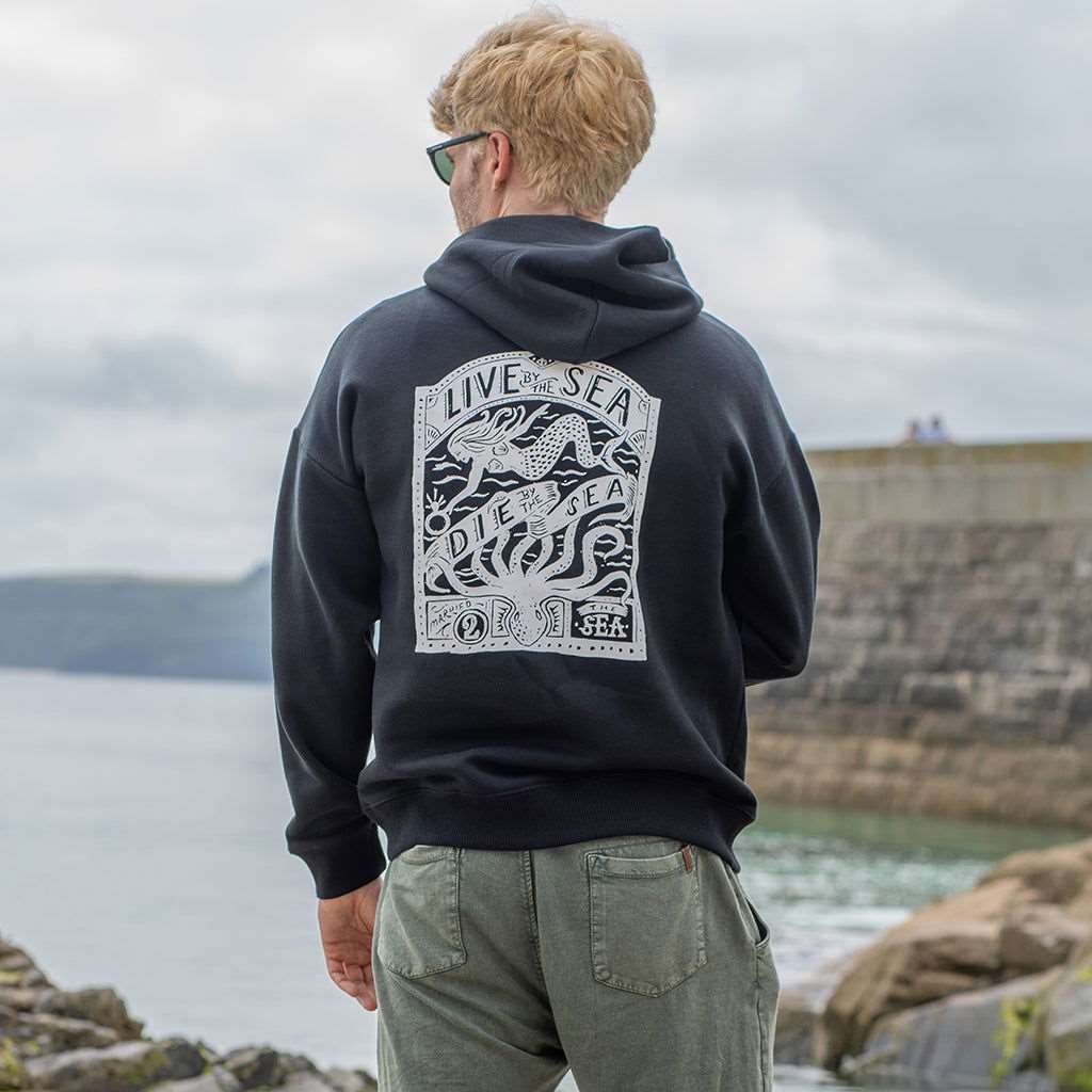 Octopus Relax Hood | Black -  - Married to the Sea Surf Shop -