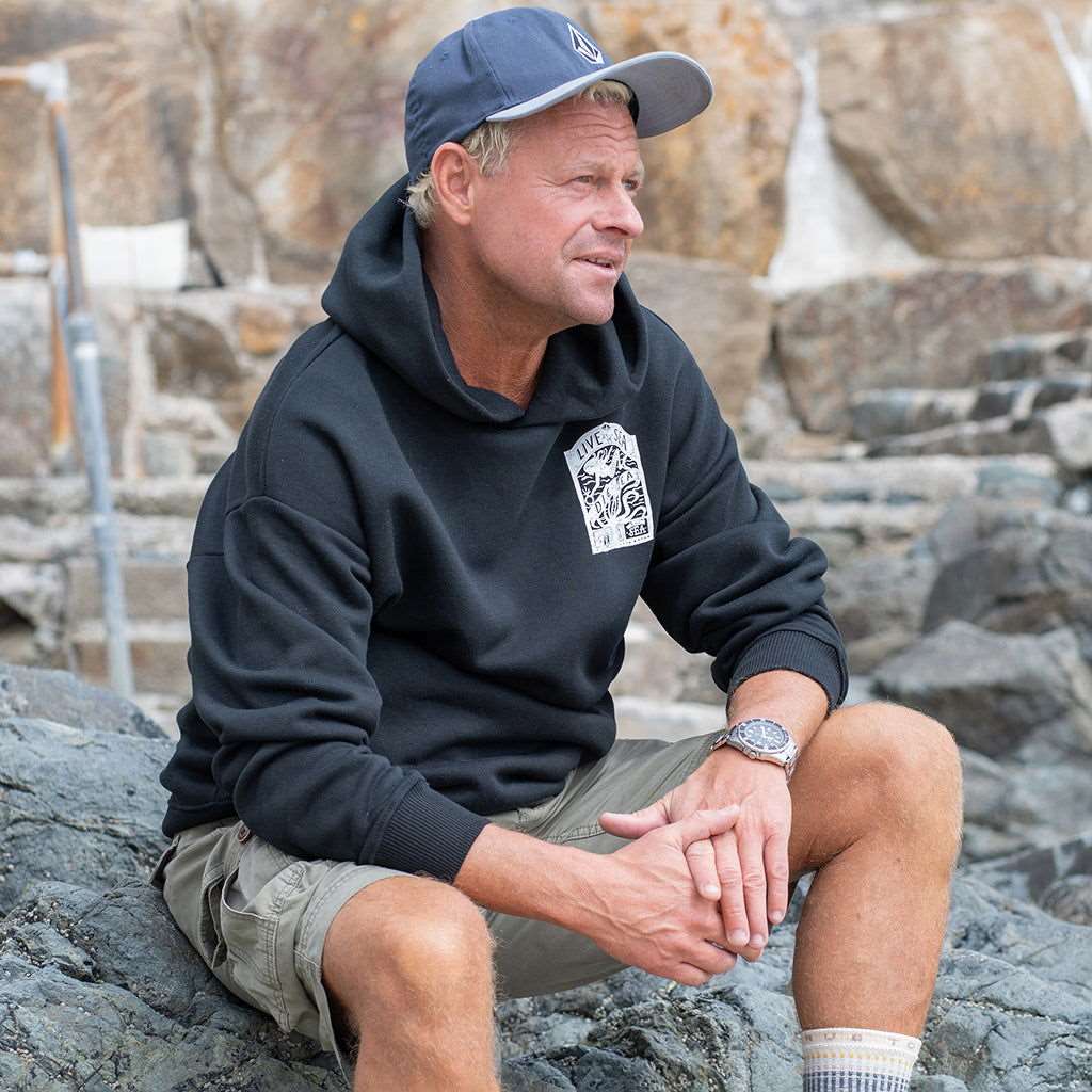 Octopus Relax Hood | Black -  - Married to the Sea Surf Shop -