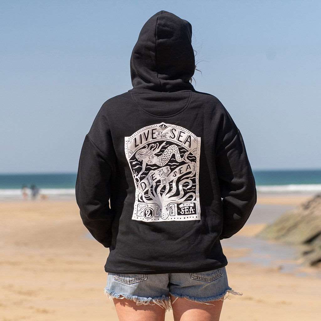 Octopus Relax Hood | Black -  - Married to the Sea Surf Shop -
